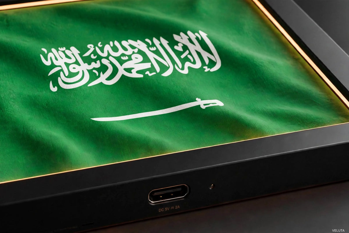 3D LED Flag Tableau - Saudi Arabia