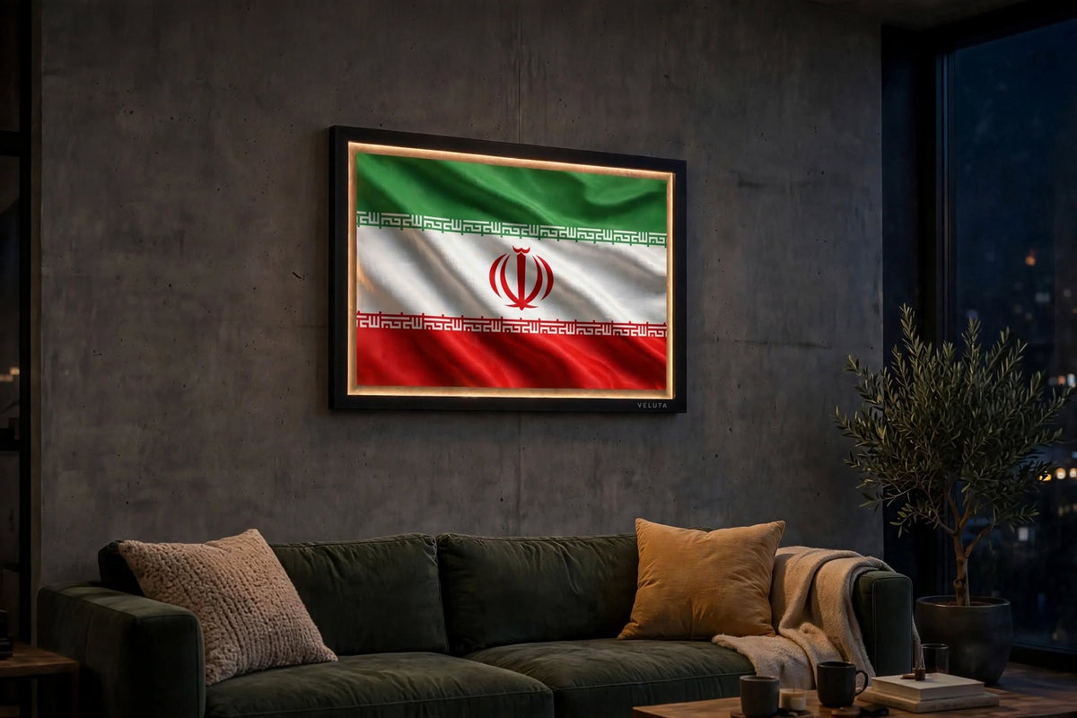 3D LED Flag Tableau - IRAN