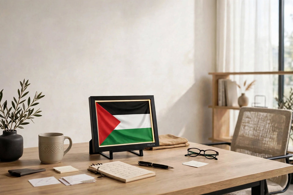 3D LED Flag Tableau - Palestine