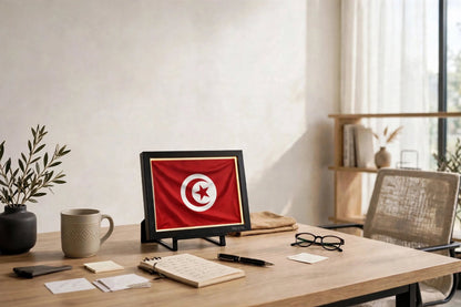 3D LED Flag Tableau - Tunisia
