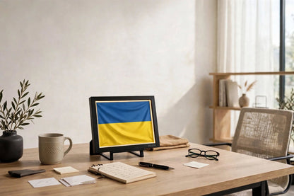 3D LED Flag Tableau - UKRAINE