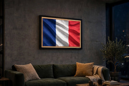 3D LED Flag Tableau - France
