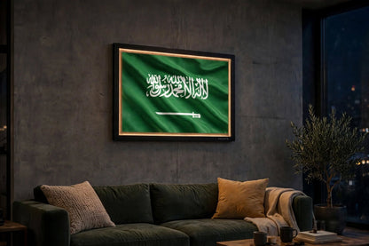 3D LED Flag Tableau - Saudi Arabia
