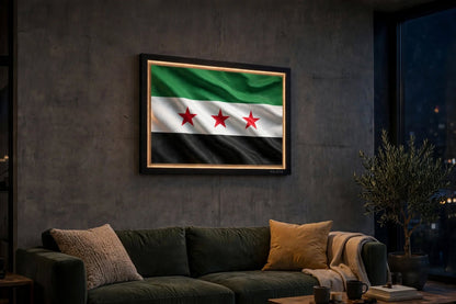 3D LED Flag Tableau - Syria