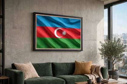 3D LED Flag Tableau - Azerbaijan