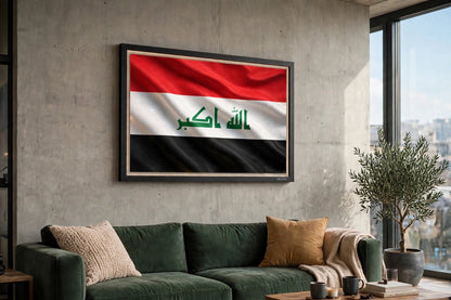 3D LED Flag Tableau - Iraq