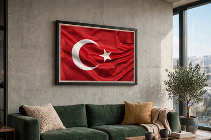 3D LED Flag Tableau - Turkey