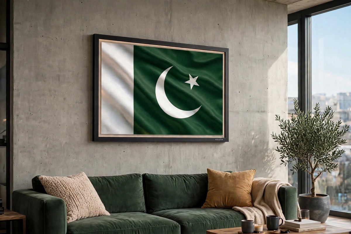 3D LED Flag Tableau - Pakistan