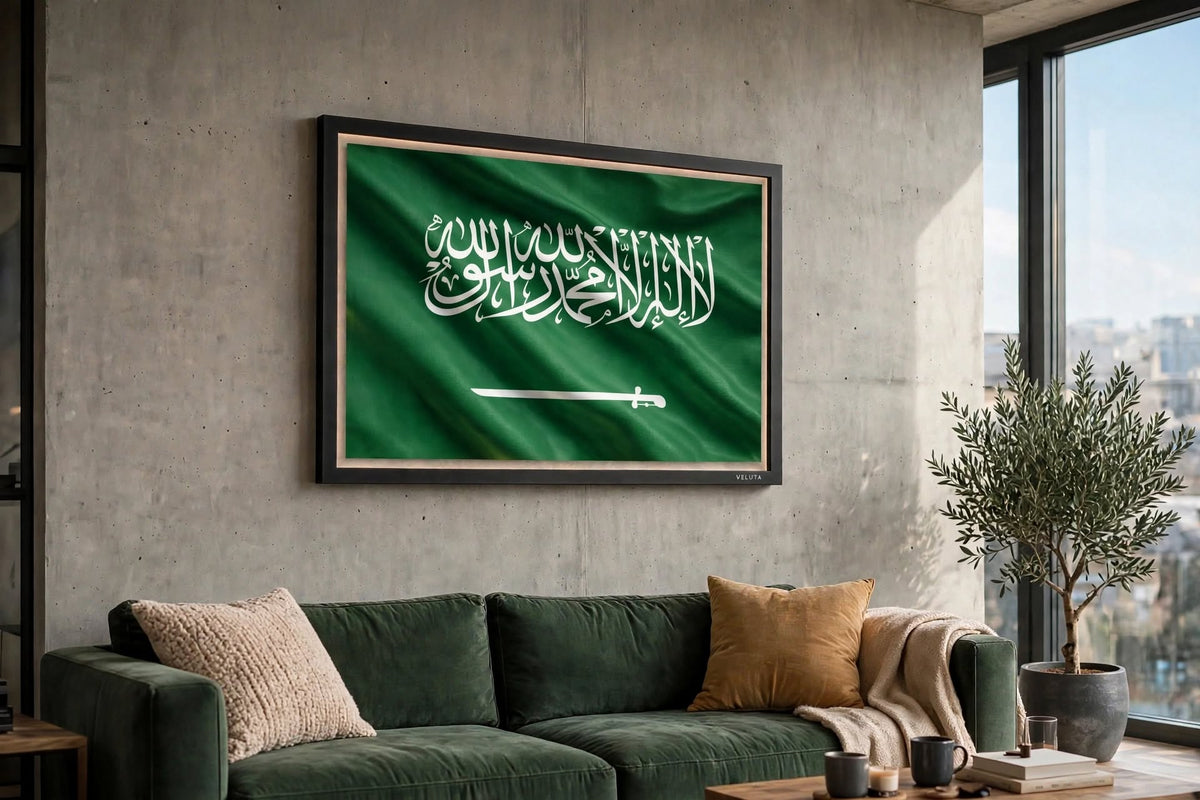 3D LED Flag Tableau - Saudi Arabia