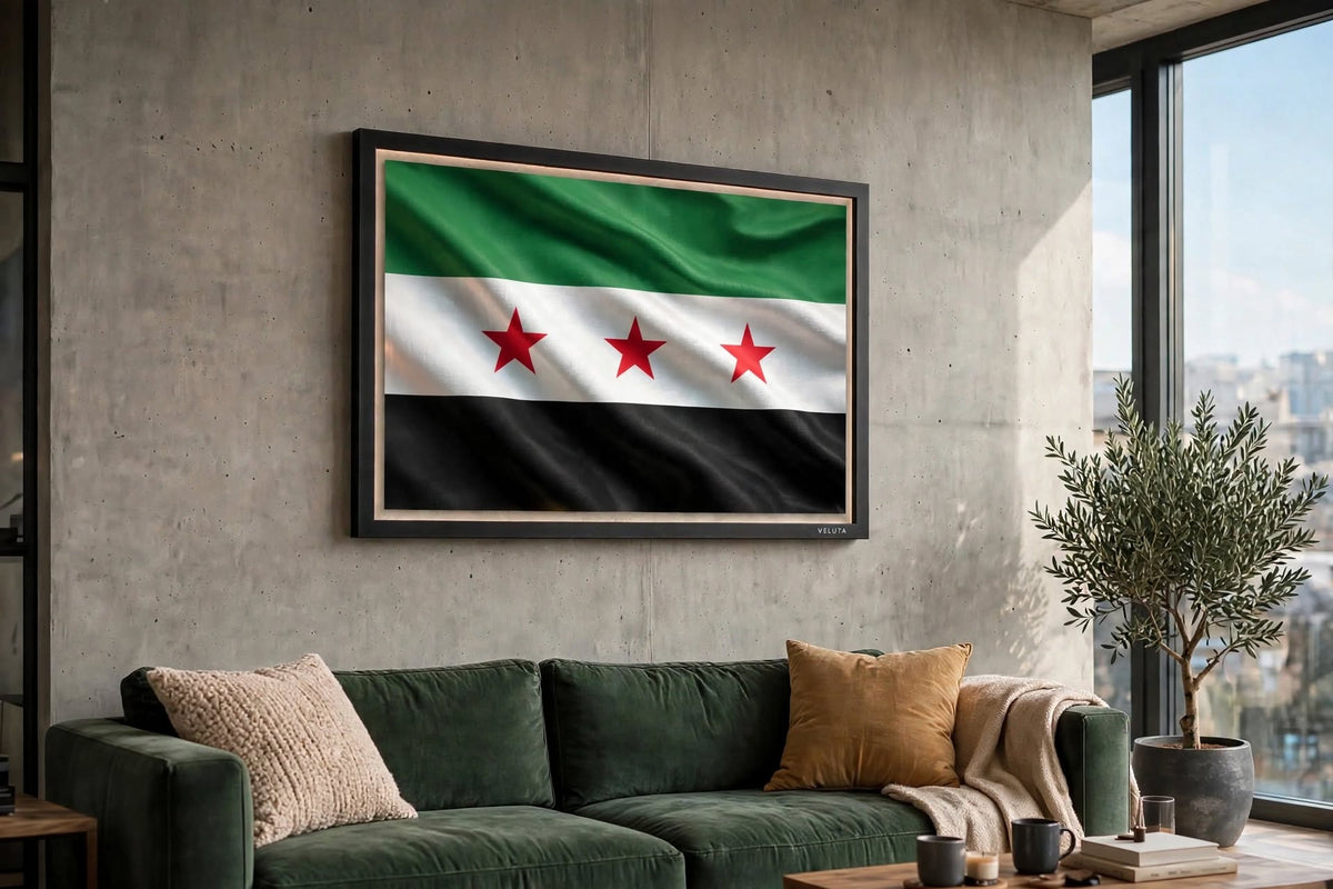 3D LED Flag Tableau - Syria