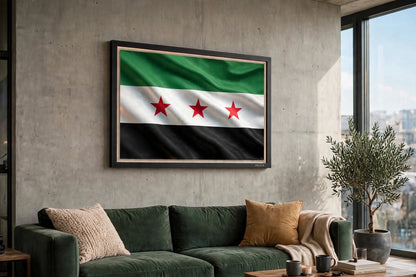 3D LED Flag Tableau - Syria