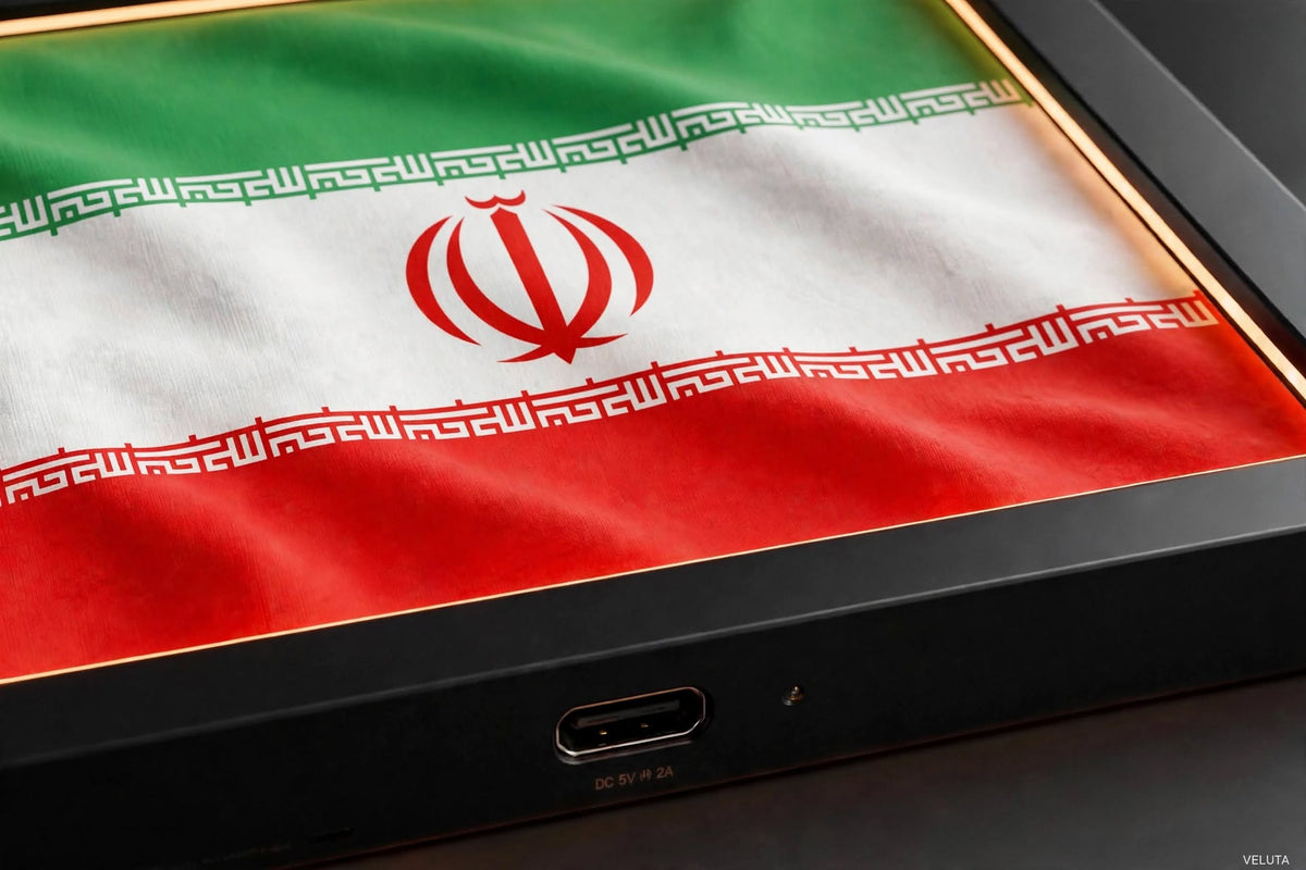 3D LED Flag Tableau - IRAN