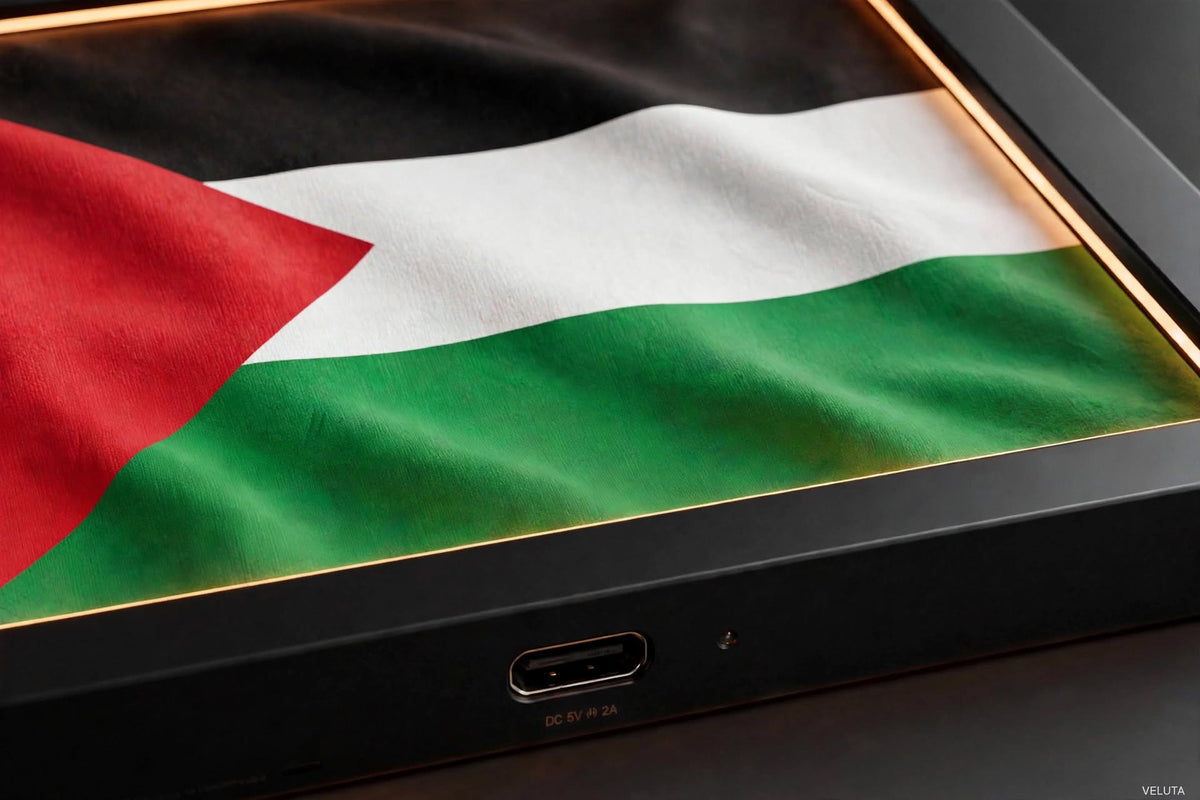 3D LED Flag Tableau - Palestine