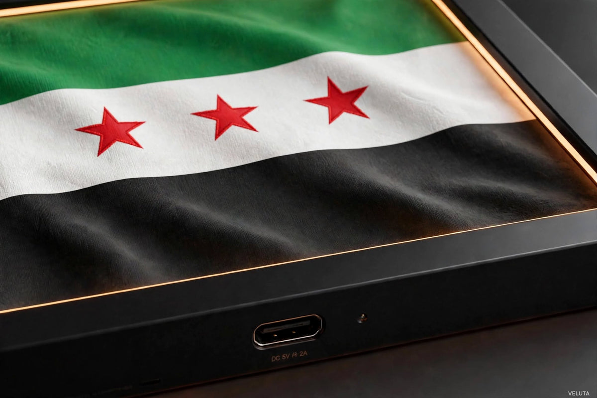 3D LED Flag Tableau - Syria