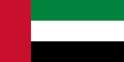 United Arab Emirates Flag - VELUTA Living Room Night LED Glow Premium Product Photo Real Tableau - Kurdistan Style