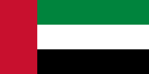 United Arab Emirates Flag - VELUTA Office Daylight Lifestyle Premium Wall Art