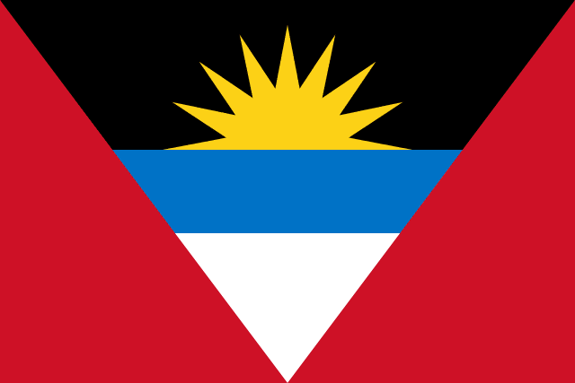 Antigua and Barbuda Flag - VELUTA Living Room Night LED Glow Premium Product Photo Real Tableau - Kurdistan Style