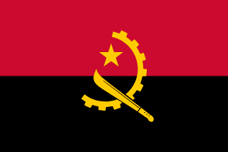 Angola Flag - VELUTA Close-Up Fabric Wave + Type-C Port DC 5V 2A Premium Detail