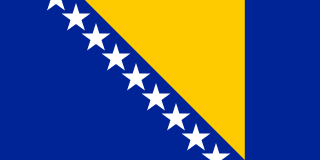 Bosnia and Herzegovina Flag - VELUTA Close-Up Fabric Wave + Type-C Port DC 5V 2A Premium Detail