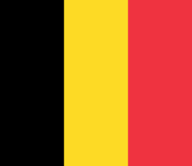 Belgium Flag - VELUTA Office Daylight Lifestyle Premium Wall Art