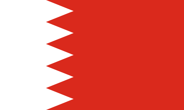 Bahrain Flag - VELUTA Living Room Night LED Glow Premium Product Photo Real Tableau - Kurdistan Style