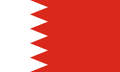 Bahrain Flag - VELUTA Living Room Night LED Glow Premium Product Photo Real Tableau - Kurdistan Style