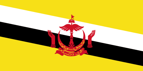 Brunei Flag - VELUTA Office Daylight Lifestyle Premium Wall Art