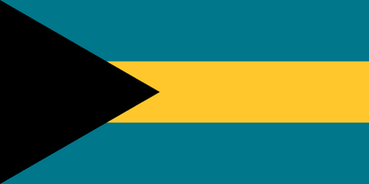 Bahamas Flag - VELUTA Living Room Night LED Glow Premium Product Photo Real Tableau - Kurdistan Style