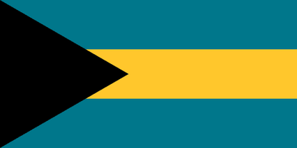 Bahamas Flag - VELUTA Office Daylight Lifestyle Premium Wall Art