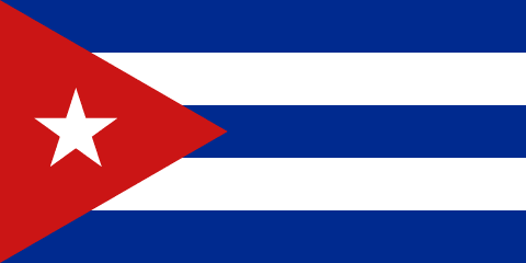 Cuba Flag - VELUTA Office Daylight Lifestyle Premium Wall Art