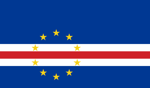 Cape Verde Flag - VELUTA Living Room Night LED Glow Premium Product Photo Real Tableau - Kurdistan Style