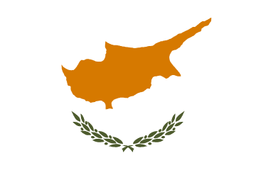 Cyprus Flag - VELUTA Office Daylight Lifestyle Premium Wall Art