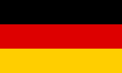 Germany Flag - VELUTA Living Room Night LED Glow Premium Product Photo Real Tableau - Kurdistan Style