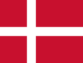 Denmark Flag - VELUTA Office Daylight Lifestyle Premium Wall Art