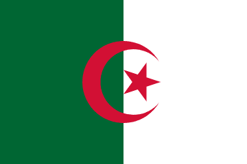 Algeria Flag - VELUTA Office Daylight Lifestyle Premium Wall Art