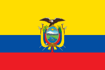 Ecuador Flag - VELUTA Office Daylight Lifestyle Premium Wall Art