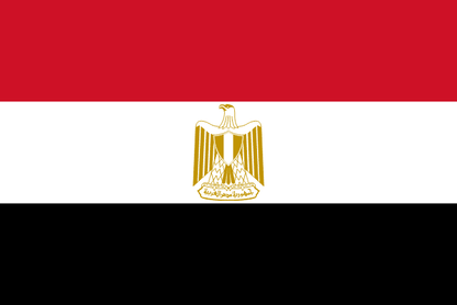 Egypt Flag - VELUTA Living Room Night LED Glow Premium Product Photo Real Tableau - Kurdistan Style