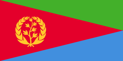 Eritrea Flag - VELUTA Living Room Night LED Glow Premium Product Photo Real Tableau - Kurdistan Style