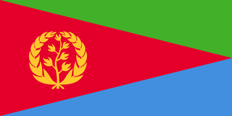 Eritrea Flag - VELUTA Office Daylight Lifestyle Premium Wall Art