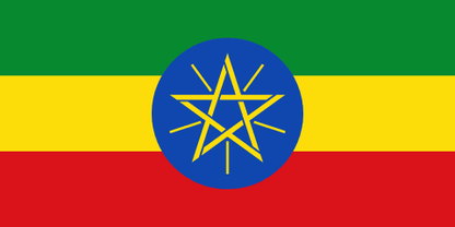 Ethiopia Flag - VELUTA Office Daylight Lifestyle Premium Wall Art