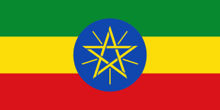 Ethiopia Flag - VELUTA Close-Up Fabric Wave + Type-C Port DC 5V 2A Premium Detail