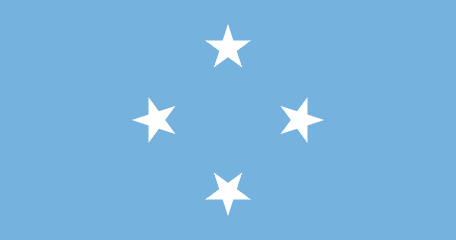 Micronesia Flag - VELUTA Office Daylight Lifestyle Premium Wall Art