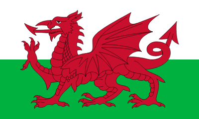 Wales Flag - VELUTA Office Daylight Lifestyle Premium Wall Art