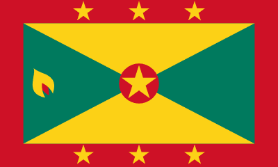 Grenada Flag - VELUTA Office Daylight Lifestyle Premium Wall Art