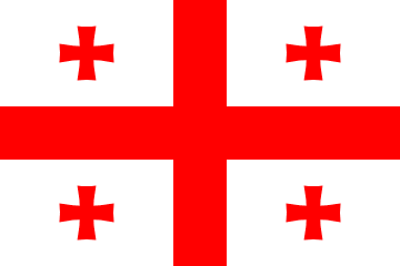 Georgia Flag - VELUTA Office Daylight Lifestyle Premium Wall Art