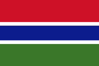 Gambia Flag - VELUTA Close-Up Fabric Wave + Type-C Port DC 5V 2A Premium Detail