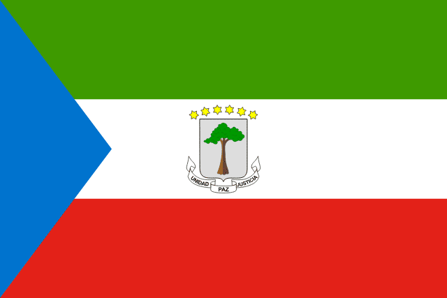 Equatorial Guinea Flag - VELUTA Living Room Night LED Glow Premium Product Photo Real Tableau - Kurdistan Style