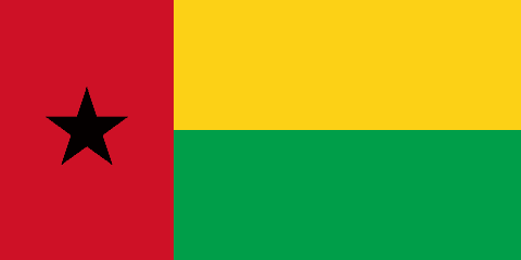 Guinea-Bissau Flag - VELUTA Office Daylight Lifestyle Premium Wall Art