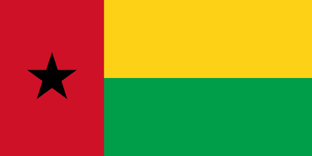 Guinea-Bissau Flag - VELUTA Living Room Night LED Glow Premium Product Photo Real Tableau - Kurdistan Style