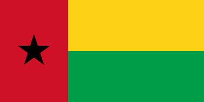Guinea-Bissau Flag - VELUTA Living Room Night LED Glow Premium Product Photo Real Tableau - Kurdistan Style